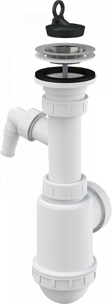 Сифон для мойки AlcaPlast A441P-DN50/40