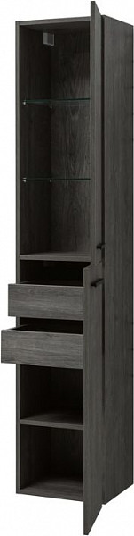 Шкаф-пенал для ванной Aquanet Nova 35 дуб рошелье 00242259