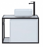 Тумба под раковину Aquanet Nova Lite Loft 75 R белый 00261649