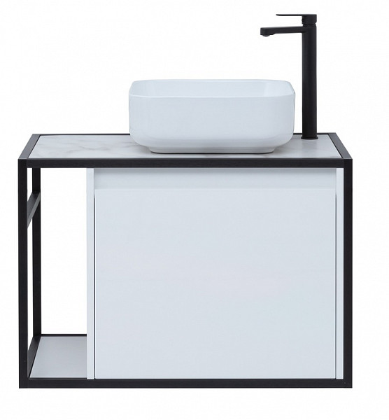 Тумба под раковину Aquanet Nova Lite Loft 75 R белый 00261649