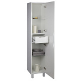 Пенал для ванной комнаты, напольный, белый, 40 см, Custo, IDDIS, CUS40W0i97