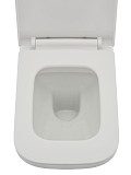 AQM2007 Унитаз подвесной AQUAme с сиденьем SoftClose, технология смыва Rimless. 550х350х375