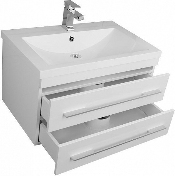 Тумба под раковину Aquanet Нота 75 белый 00171487