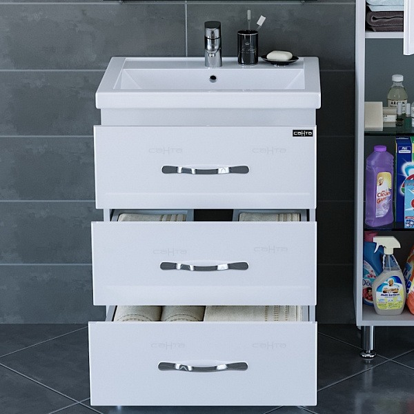 Тумба под раковину Виктория 60 напольная Санта 700122N