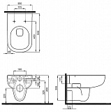 Унитаз подвесной Ifo Grandy RP213100200