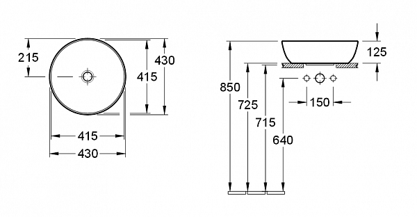 Раковина Villeroy & Boch Artis 4179 43R1