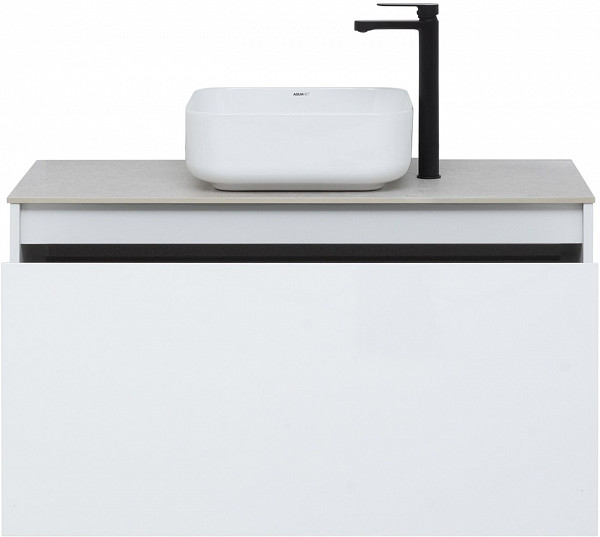 Тумба под раковину Aquanet Nova Lite 100 белый (1 ящик) 00242580