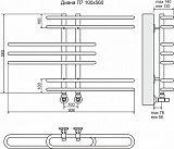 Полотенцесушитель водяной Terminus  Диана П7 100х560