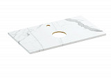 Столешница STONE из керамогранита Energy 80x45x2 белый матовый