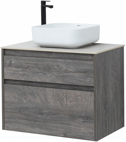 Тумба под раковину Aquanet Nova Lite 75 дуб рошелье (2 ящика) 00242273