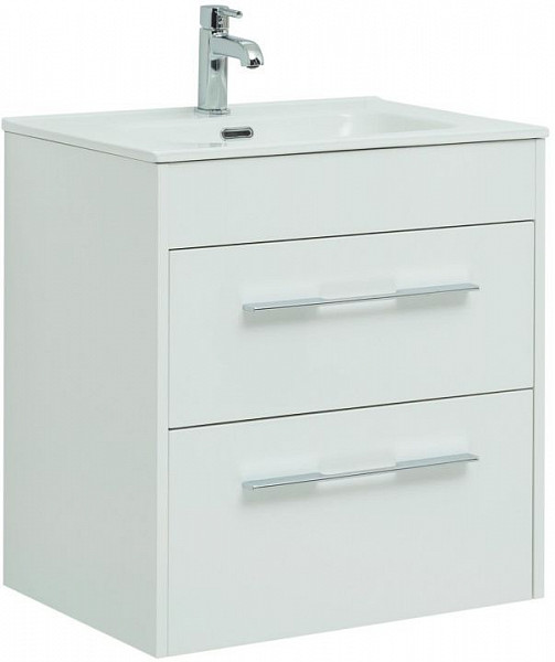 Тумба под раковину Aquanet Августа 60 (Flat) белый 00277507