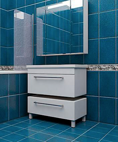 Зеркало-шкаф Акватон Мадрид 120x75 1A113402MA010 с подсветкой