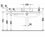 Рукомойник Duravit Vero 0704450060 (45 см)
