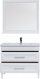 Комплект мебели для ванной Aquanet Бостон М 100 белый матовый 00210628