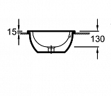 Встраиваемая раковина Jacob Delafon Vox 56х39 см EYH102-00