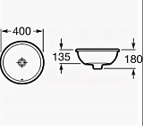 Раковина Roca Foro 40 327872000