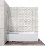 Шторка для ванны Ambassador Bath Screens 16041101 (700x1400). 1 место