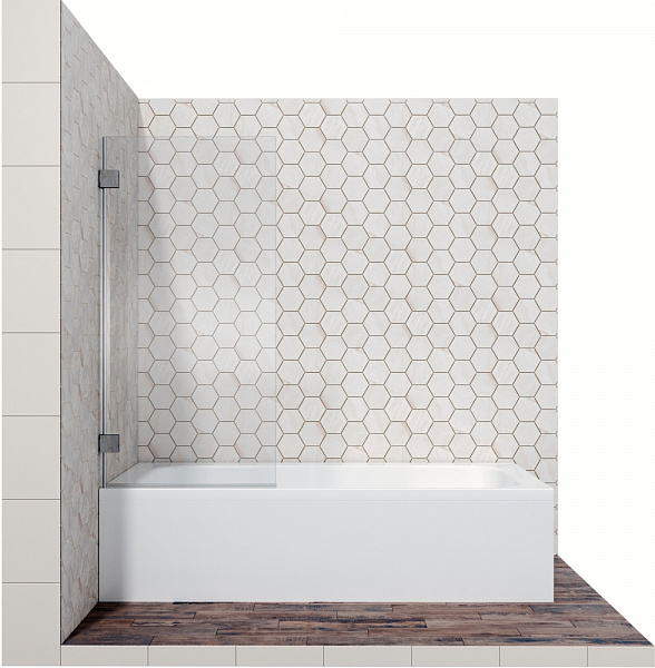 Шторка для ванны Ambassador Bath Screens 16041101 (700x1400). 1 место