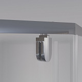 Душ. уголок NG-010-14D (1000х1000х1950) низкий поддон(13 см) стекло ПРОЗРАЧНОЕ 2 места