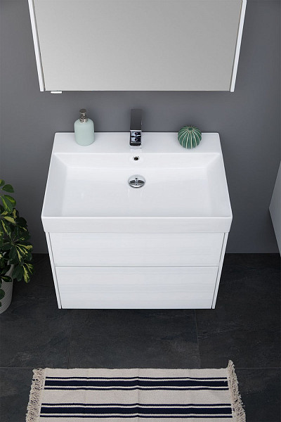 Тумба под раковину Aquanet Бруклин 60 белый 00203958
