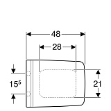 Крышка-сиденье Geberit (Keramag) 500.537.01.1 с микролифтом