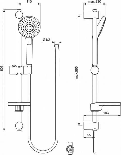 Набор Ideal Standard Ceraflex BD001AA