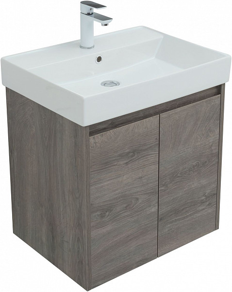 Мебель для ванной Aquanet Nova Lite 60 дуб рошелье (2 дверцы) 00302533