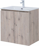 Тумба под раковину Aquanet Алвита New 70 2 дверцы, дуб веллингтон белый 00303906