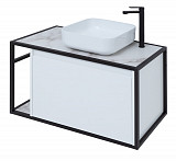 Тумба под раковину Aquanet Nova Lite Loft 90 R белый 00261651