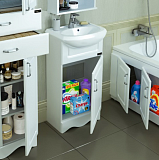 Тумба под раковину Верона 45 напольная с цоколем Санта 700189