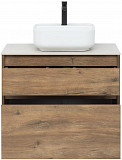 Тумба под раковину Aquanet Nova Lite 75 дуб рустикальный (2 ящика) 00249515