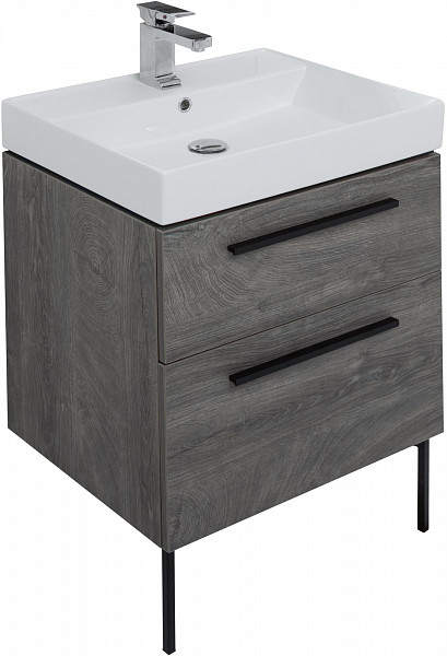 Мебель для ванной Aquanet Nova 60 дуб рошелье (2 ящика) 00246281