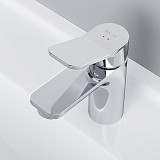 F85A82100 X-Joy, смеситель для умывальника с д/к, излив 100 мм, хром, шт