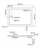 Душевой поддон Wasserkraft Amper 29T07