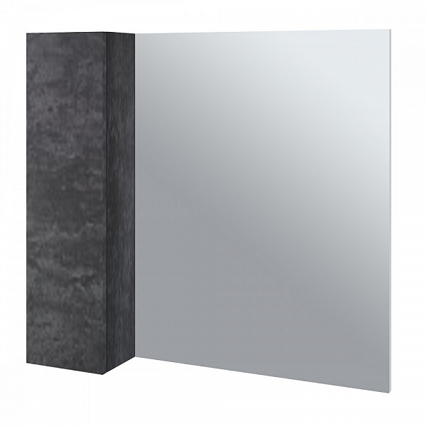 Зеркало со шкафчиком Стоун 80 Левый