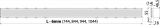 Решетка для лотков AlcaPlast TILE-950 под кладку плитки