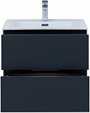Тумба под раковину Aquanet Алвита New 60 2 ящика, антрацит 00277511