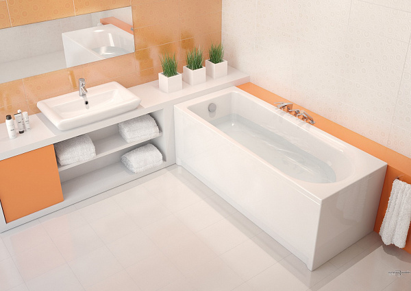 Акриловая ванна Cersanit Octavia 170x70 P-WP-OCTAVIA*170NL