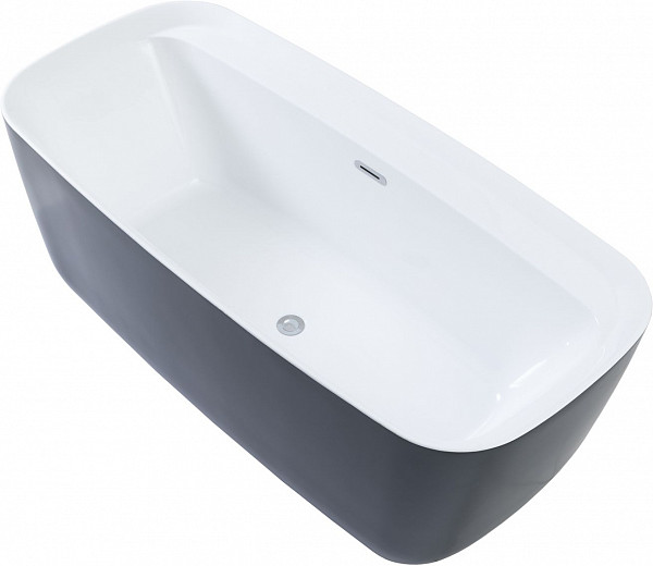Акриловая ванна Aquanet Family Fine 170x78 95778 Matt Finish (панель Black matte) 95778-MW-MB