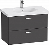 Комплект мебели Duravit тумба XBase + раковина D-Code 80 см