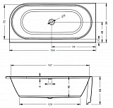 Акриловая ванна Riho Desire 184x84 правая B087002005