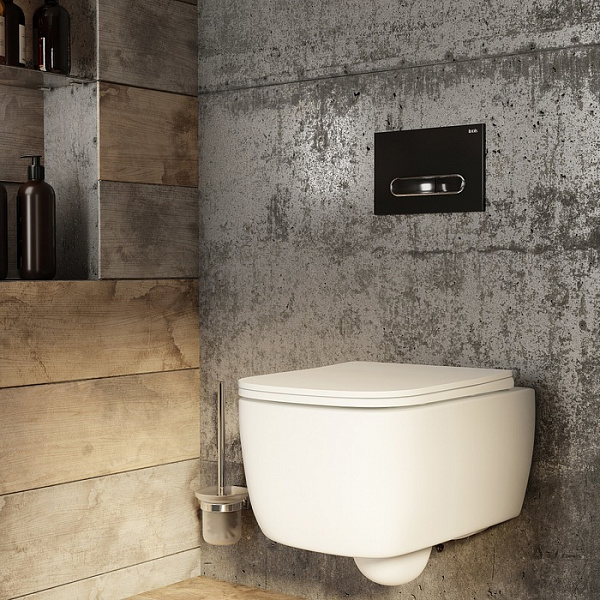 Клавиша смыва, универсальная, матовый черный, Unifix, 071, IDDIS, UNI71MBi77