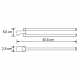 Держатель полотенец двойной Wasserkraft Kammel K-8331