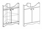 Тумба под раковину Corozo Классика 65 угловая SD-00000316