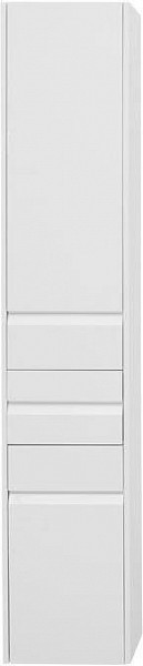 Шкаф-пенал для ванной Aquanet Палермо 35 L белый глянец 00237410