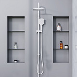 DX978200200 Origin Evo, душ. система: верхний душ 230мм, ручн.душ 120мм, 3 режима, штанга 1010мм, Бе