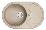 Мойка кухонная Granula овальная кварц 7801, ПЕСОК