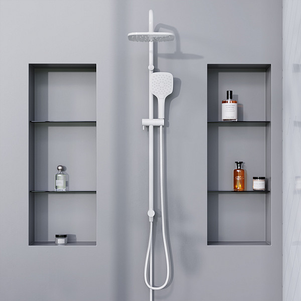 DX978200200 Origin Evo, душ. система: верхний душ 230мм, ручн.душ 120мм, 3 режима, штанга 1010мм, Бе