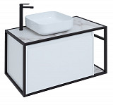 Тумба под раковину Aquanet Nova Lite Loft 90 L белый 00261652