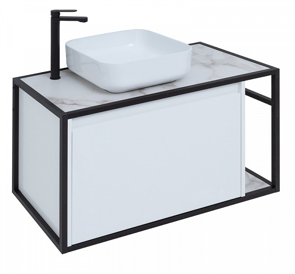 Тумба под раковину Aquanet Nova Lite Loft 90 L белый 00261652